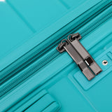 New Zealand Luggage Pilot Collection 2-Pce Polypropylene Trolley set 76/55cm Trolley cases NZ005-Teal