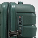 The New Zealand Luggage Co Pilot Collection Polypropylene 55cm Carry-On Trolley NZ005C-Petrol