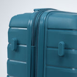 New Zealand Luggage Pilot Collection 2-Pce Polypropylene Luggage set 66cm/55cm NZ005-(Marina Blue)