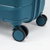 The New Zealand Luggage Co Pilot Collection Polypropylene 66cm Trolley case NZ005B-Marina Blue