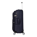 Eminent Softside - 66cm Checked - Navy Luxury Medium Trolley Luggage S1880B