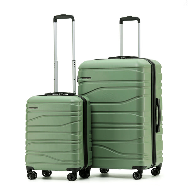 New Zealand Luggage Company Franz Josef Collection 2-Piece luggage set 77cm/55cm SS604-Oil Green