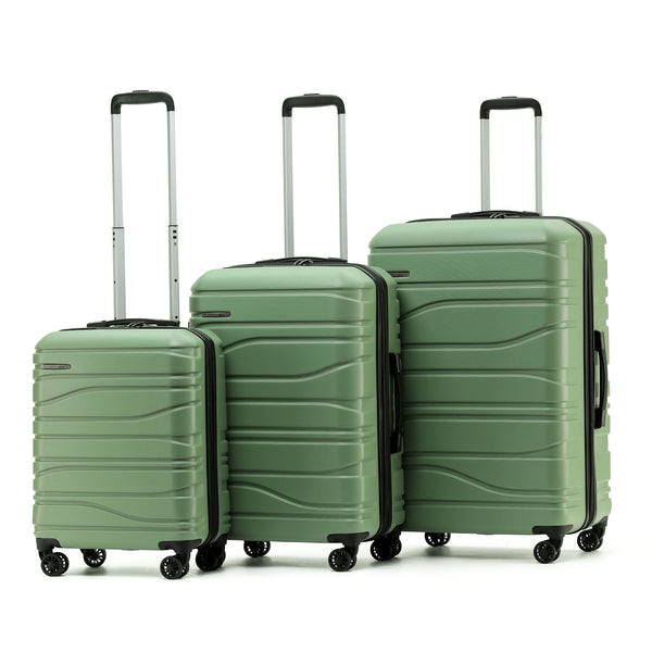 New Zealand Luggage Company Franz Josef Collection Full-Set 77cm/67cm/55cm Trolleys SS604-oil Green