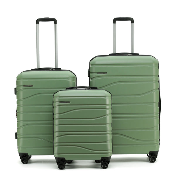 New Zealand Luggage Company Franz Josef Collection Full-Set 77cm/67cm/55cm Trolleys SS604-oil Green