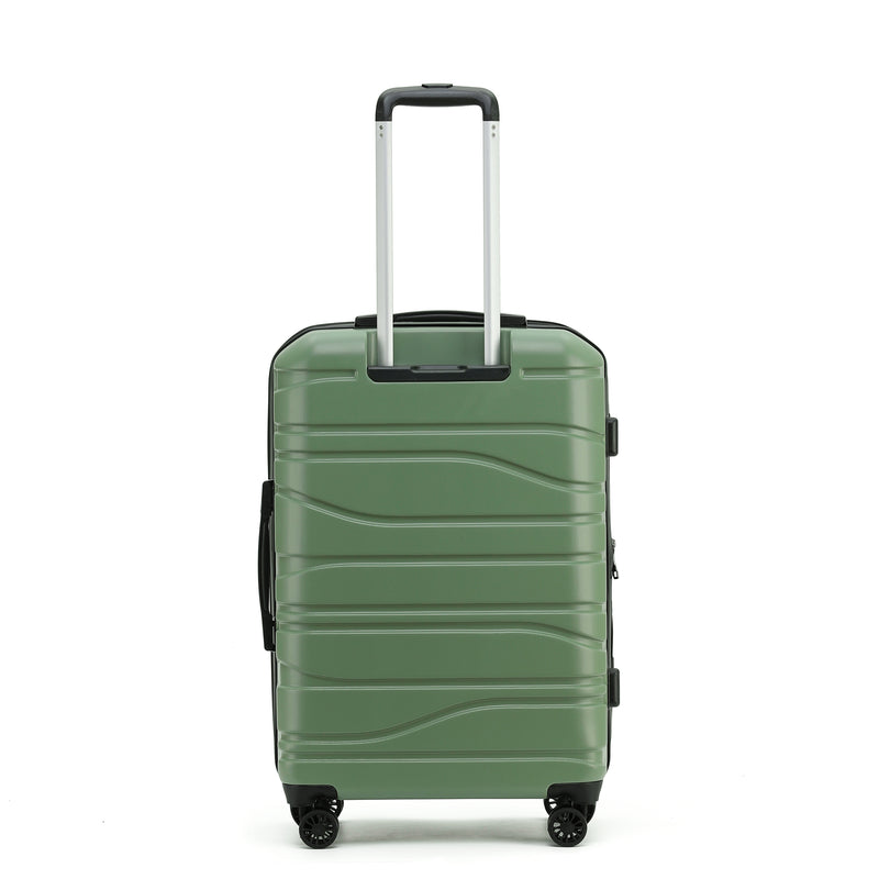 New Zealand Luggage Company Franz Josef Collection 67cm Checked trolley case SS604B-Oil Green