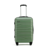 New Zealand Luggage Company Franz Josef Collection 67cm Checked trolley case SS604B-Oil Green