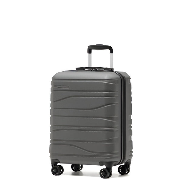 New Zealand Luggage Co  55cm Franz Josef  Carry-on Trolley Luggage SS604C-Charcoal