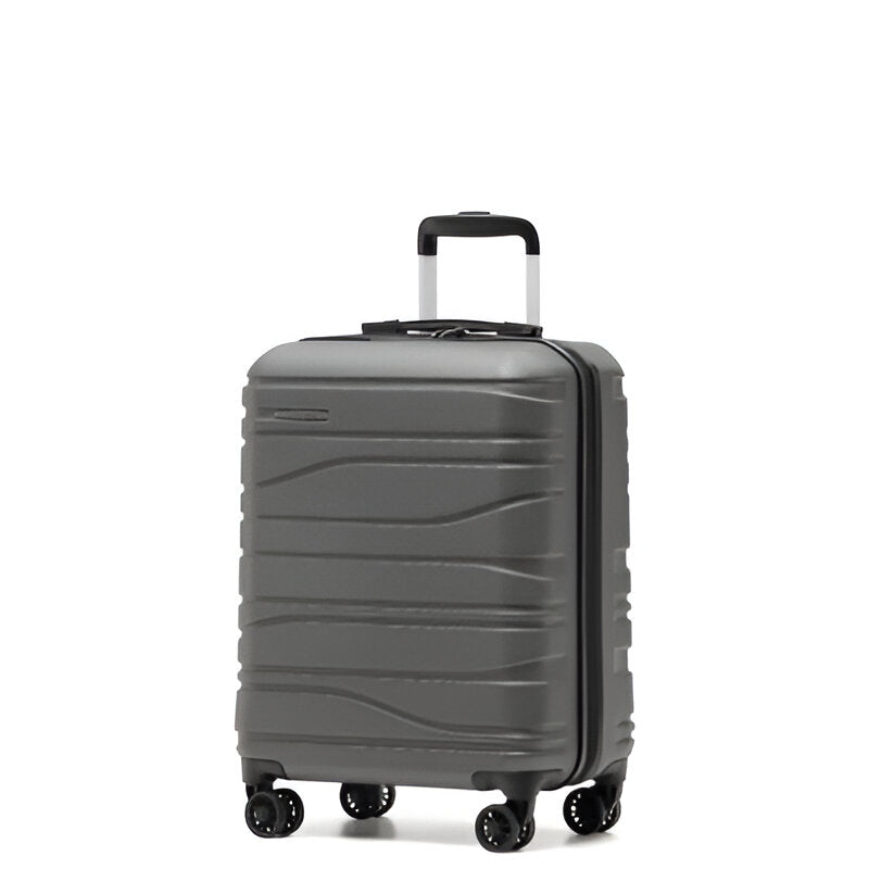 New Zealand Luggage Co  55cm Franz Josef  Carry-on Trolley Luggage SS604C-Charcoal