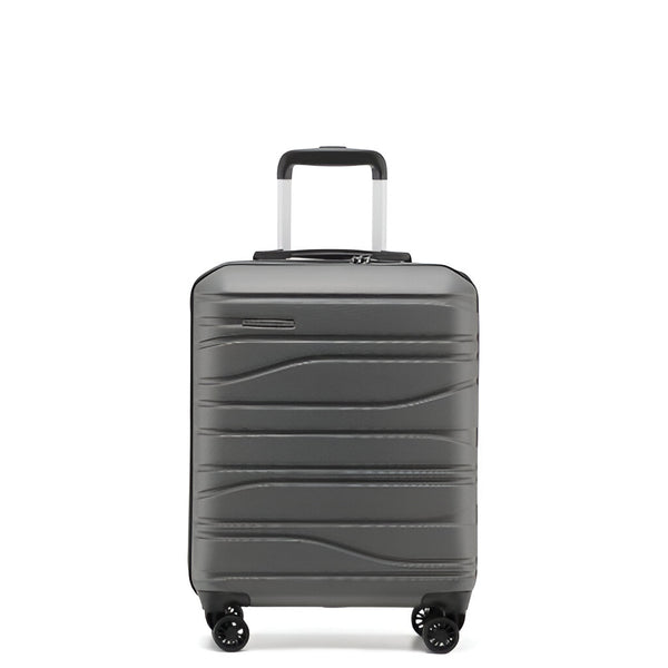 New Zealand Luggage Co  55cm Franz Josef  Carry-on Trolley Luggage SS604C-Charcoal