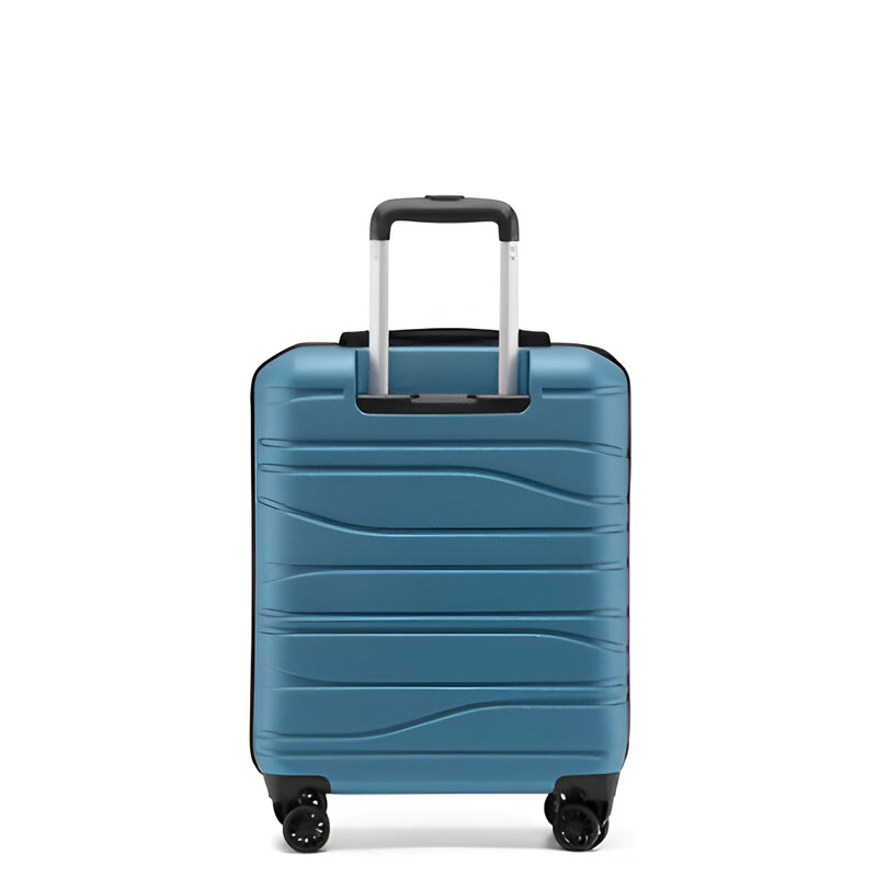 New Zealand Luggage Co -55cm Franz Josef Hard side Carry on SS604C Lake Blue