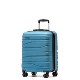 New Zealand Luggage Co -55cm Franz Josef Hard side Carry on SS604C Lake Blue