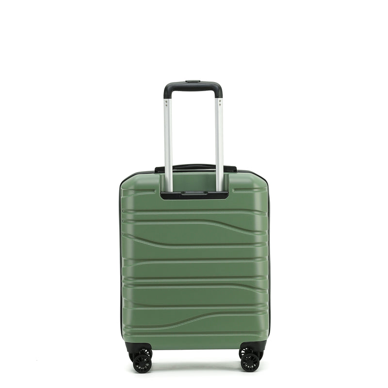 New Zealand Luggage Company 55cm Franz Josef carry on trolley SS604C-Oil Green