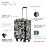 Tosca So-Lite 4.0 Collection 54cm-H Carry-on trolley AIR5055C-Black