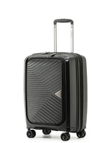 Tosca 55cm-H Space-X Collection Polypropylene Top-Lid opening Carry-on Laptop-trolley case TCA100C Black