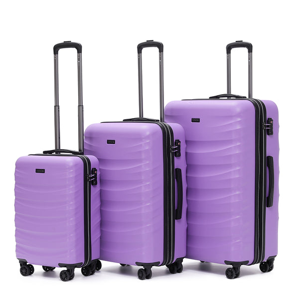 Tosca Interstellar Collection hard side Polycarbonate trolley luggage-full set TCA140-Lilac