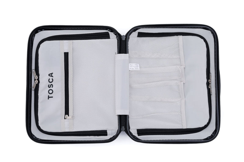 Tosca Interstellar Collection polycarbonate travel Beauty case TCA141BC-Black