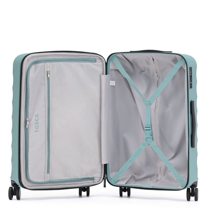 Tosca Interstellar Collection 2.0 Polycarbonate 79cm Trolley case TCA141A Ocean Blue