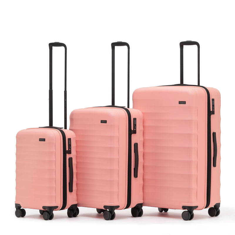 Tosca Interstellar Collection 2.0 Full set Polycarbonate Luggage 79/67/54cm TCA141-Peach