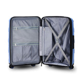 Tosca 81cm Comet Collection hard side polypropylene checked trolley case TCA200XL-Infinity Blue
