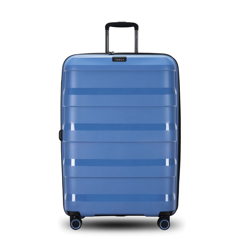 Tosca Comet Collection 78cm Polypropylene Hard side trolley TCA200A-Infinity Blue