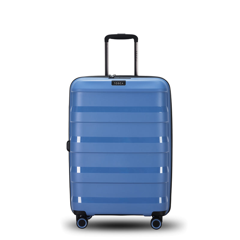 Tosca Comet Collection 67cm Polypropylene Hard side trolley case TCA200B-Infinity Blue