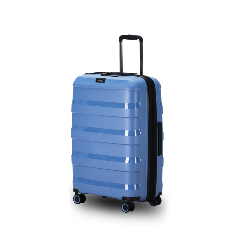 Tosca Comet Collection 67cm Polypropylene Hard side trolley case TCA200B-Infinity Blue