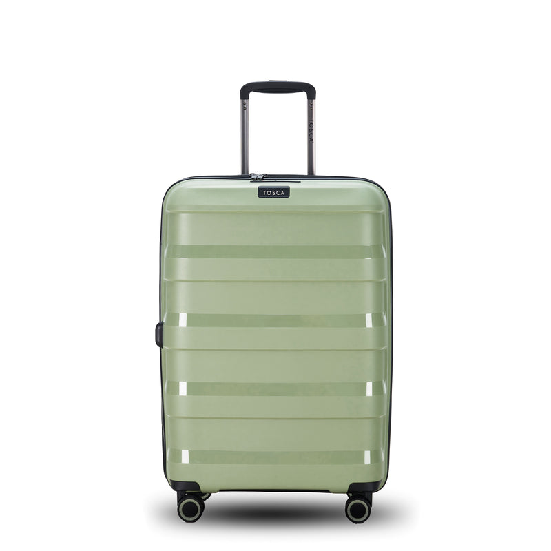 Tosca Comet Collection 67cm Polypropylene Hard side Trolley case TCA200B Sage Green