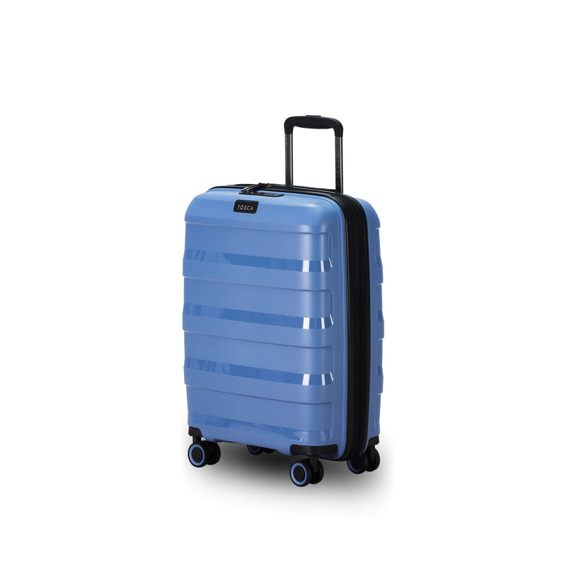 Tosca Comet Collection Luxury Polypropylene Hard side luggage set 78cm/67cm/55cm TCA200 Infinity Blue