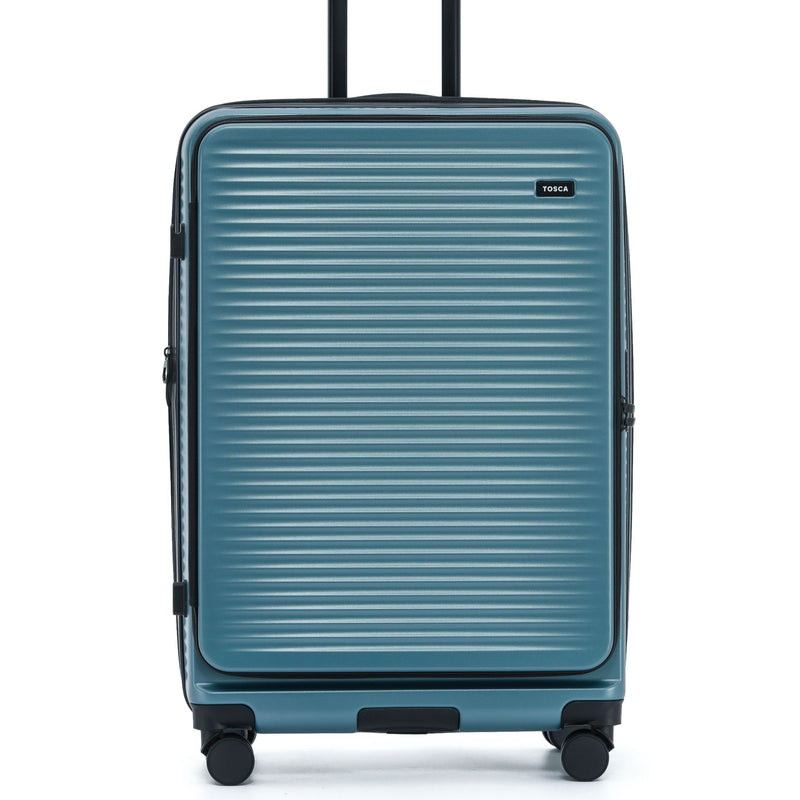 Tosca Zen Collection Top Lid Opening Polycarbonate Trolley cases Full-Set 77/65/53cm TCA225 Slate