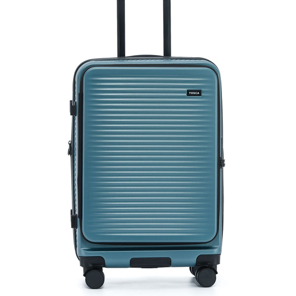 Tosca Zen Collection 65cm-H Top Lid Opening Polycarbonate Trolley case TCA225B-Slate