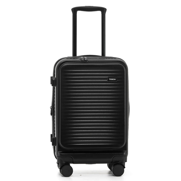 Tosca Zen Collection Polycarbonate 53cm luxury carry-on TCA225C-Black