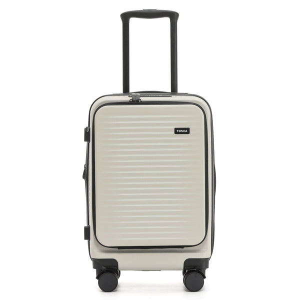Tosca Zen Collection Polycarbonate 53cm Luxury Carry-on trolley case TCA225C-Stone