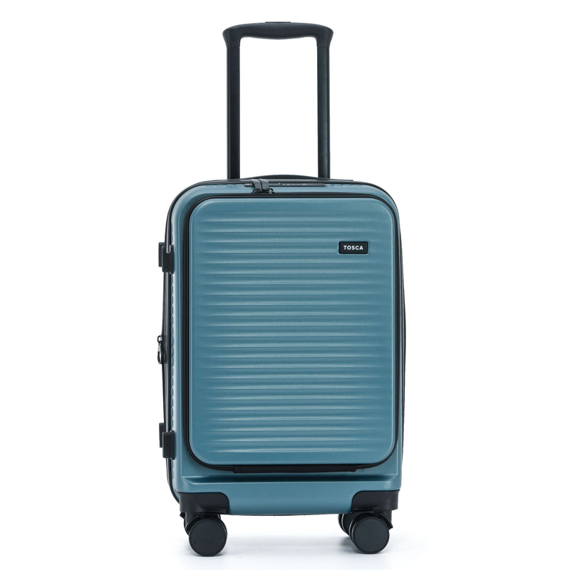 Tosca Zen Collection Top Lid Opening Polycarbonate Trolley cases Full-Set 77/65/53cm TCA225 Slate