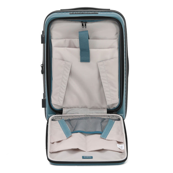 Tosca Zen Collection Polycarbonate Luxury 53cm Carry-on trolley case TCA225C-Slate