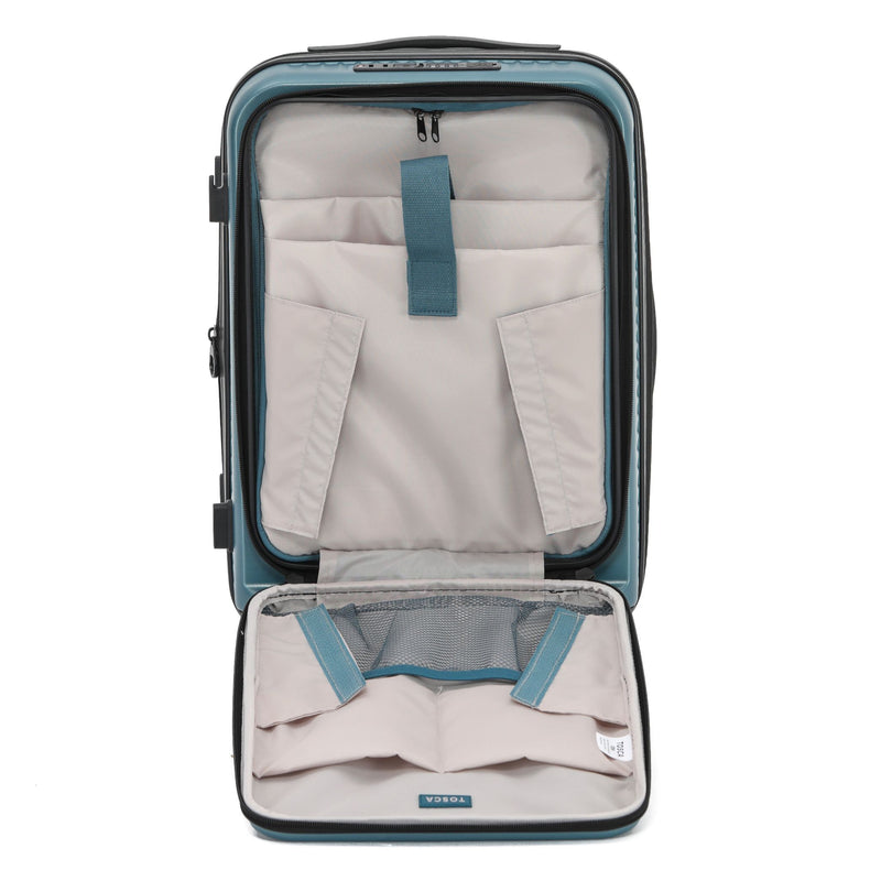 Tosca Zen Collection Top Lid Opening Polycarbonate Trolley cases Full-Set 77/65/53cm TCA225 Slate