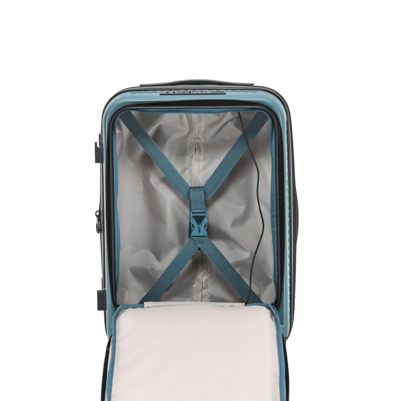 Tosca Zen Collection Polycarbonate Luxury 53cm Carry-on trolley case TCA225C-Slate