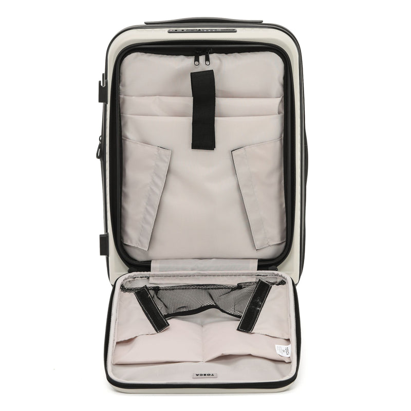Tosca Zen Collection Polycarbonate 53cm Luxury Carry-on trolley case TCA225C-Stone