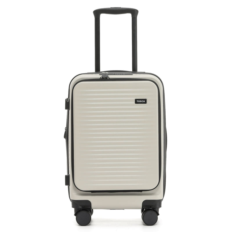 Tosca Zen Collection Polycarbonate Top Lid Zipper opening trolley cases Full-set 77/65/53cm TCA225 Stone