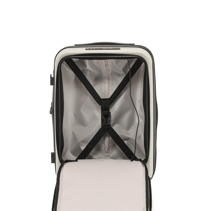 Tosca Zen Collection Polycarbonate 53cm Luxury Carry-on trolley case TCA225C-Stone