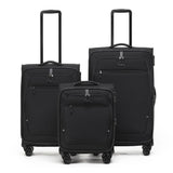Tosca Luna-Lite Collection 52cm Softside carry-on four wheel trolley case TCA234C-Black/Grey