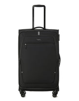 Tosca Luna-Lite Collection 77cm Softside checked four wheel trolley case TCA234A-Black/Grey