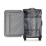 Tosca Luna-Lite Collection 77cm Softside checked four wheel trolley case TCA234A-Black/Grey