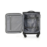 Tosca Luna-Lite Collection 52cm Softside carry-on four wheel trolley case TCA234C-Black/Grey