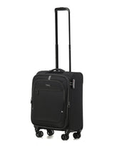 Tosca Luna-Lite Collection 52cm Softside carry-on four wheel trolley case TCA234C-Black/Grey