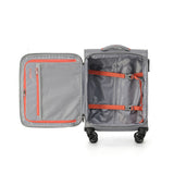 Tosca Luna-Lite Collection 52cm Softside carry-on four wheel trolley case TCA234C-Grey/Orange