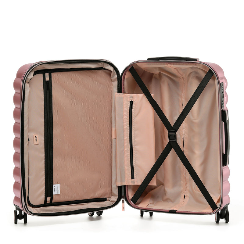 Tosca Como Collection 77cm Polycarbonate trolley case TCA255A-Rose Gold