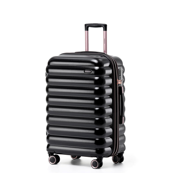 Tosca Como Collection 67cm Polycarbonate trolley case TCA255B-Black