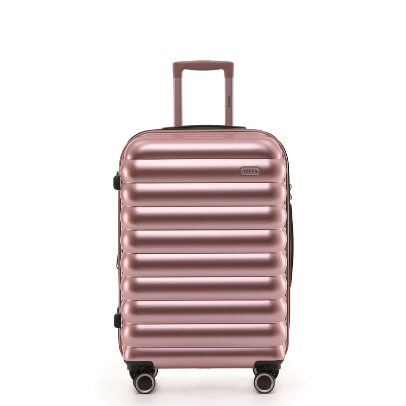 Tosca Como Collection 67cm Polycarbonate trolley case TCA255B-Rose Gold
