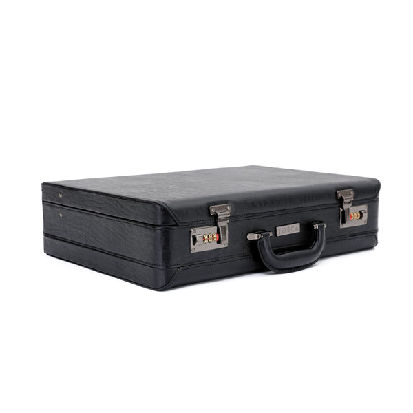 Tosca 46cm-Wide Black Attaché Case TCA2605 Black