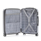 Tosca Huston Collection Hard side 78cm Trolley case TCA327A-Silver